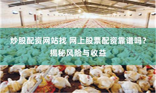 炒股配资网站找 网上股票配资靠谱吗？揭秘风险与收益